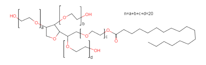 Polysorbate 60 Chemical Formula